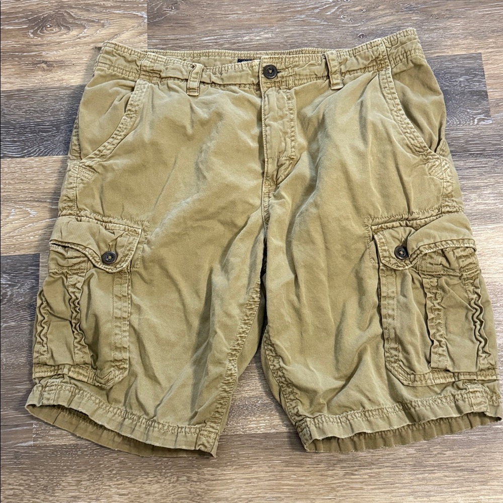 American Eagle Outfitters Dark Khaki Cargo Shorts